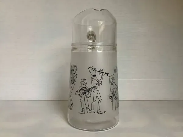 Illustration numéro 4 du produit Service à orangeade les musiciens année 60