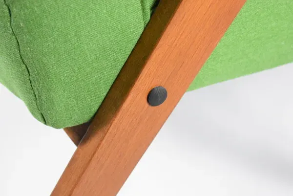 Illustration numéro 4 du produit Fauteuil vintage ''Bunny'' années 1960, vert printemps