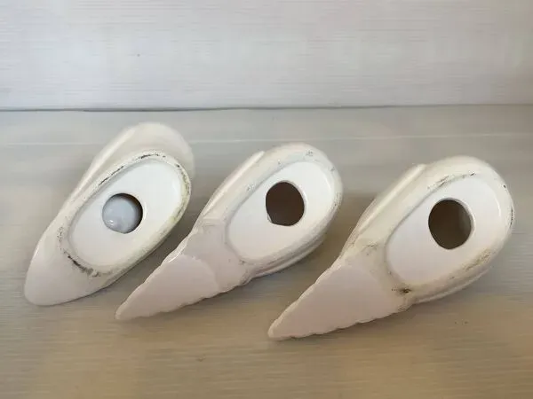 Illustration numéro 4 du produit Trio de bougeoirs colombes oiseaux