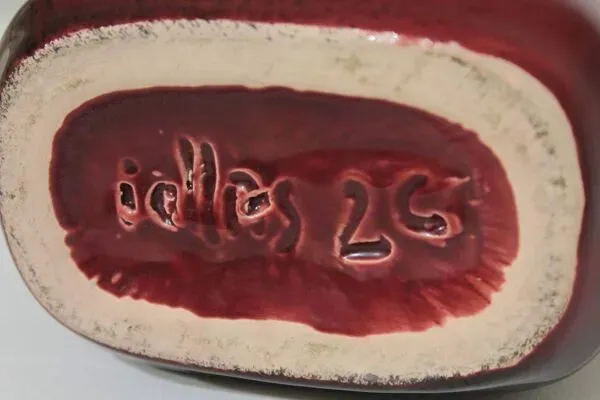 Illustration numéro 4 du produit Vase rectangulaire signé et numéroté de Max Idlas