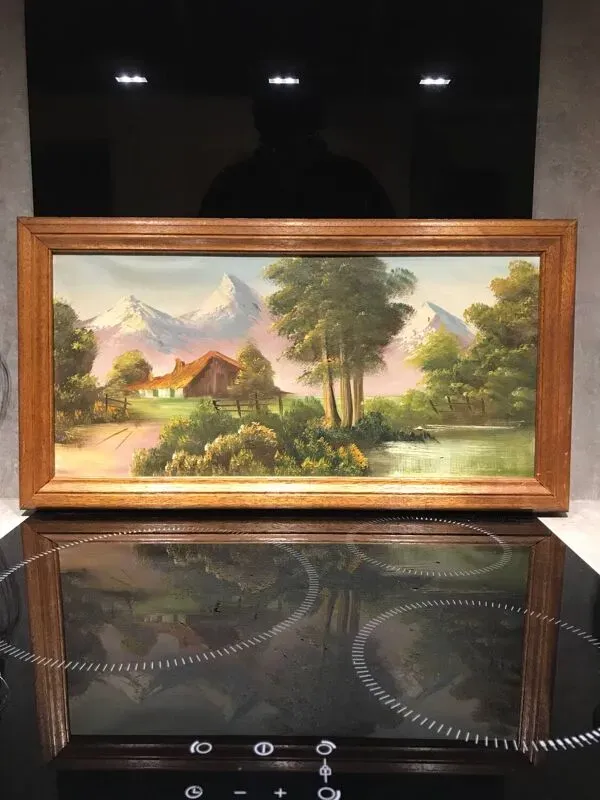 Illustration numéro 4 du produit Huile sur toile expressionniste, XXeme siècle