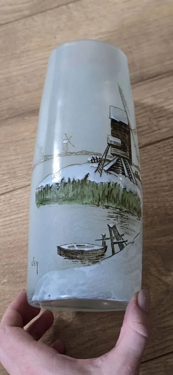 Illustration numéro 4 du produit Vase Art déco signé JEM