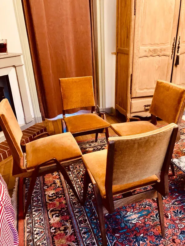 Illustration numéro 4 du produit 4 chaises Maurice Pré