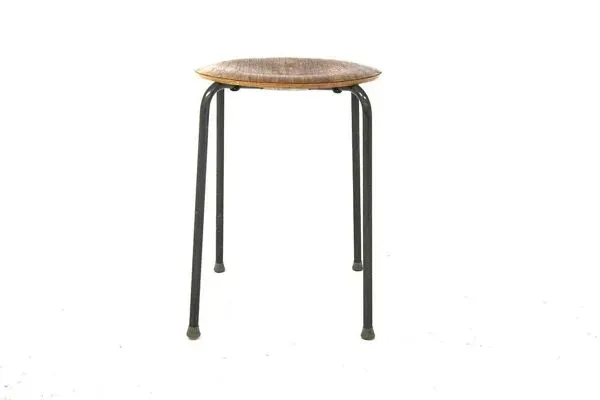 Illustration numéro 4 du produit Tabouret scandinave en teck, Suède, 1960