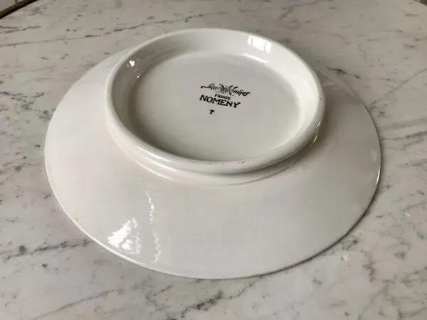 Illustration numéro 4 du produit Compotier bas sarreguemines modèle ''nomeny'' art déco années 30