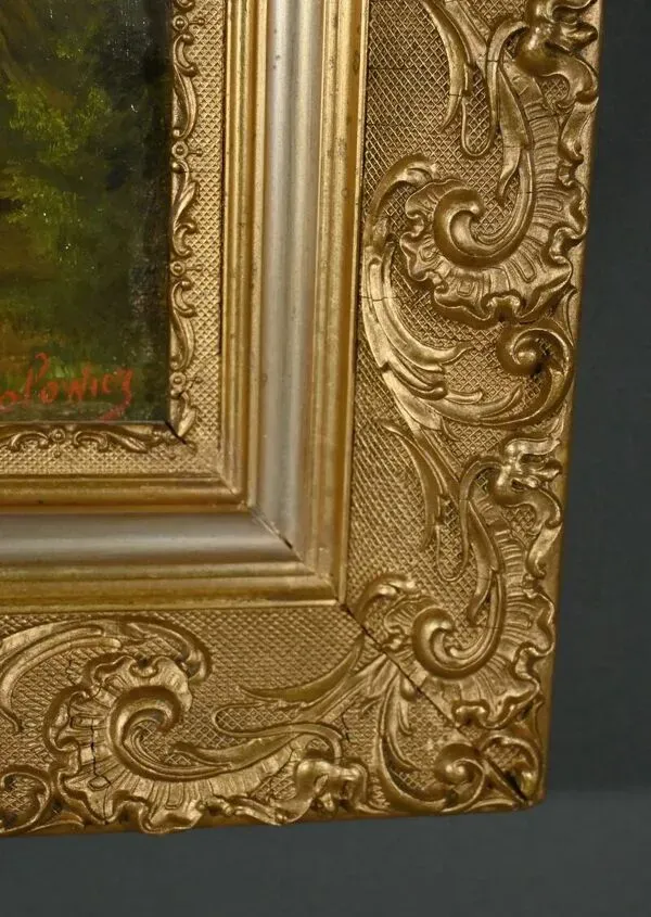 Illustration numéro 4 du produit Huile sur Toile « Le Moulin » de N. Okolowicz – Début XXe