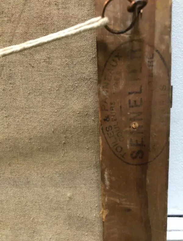 Illustration numéro 4 du produit Tableau peinture ancienne J.P Ferrand Paysage