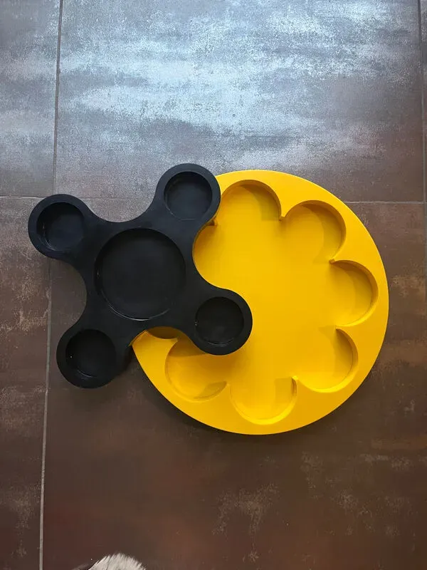 Illustration numéro 4 du produit Grand plateau jean pierre Vitrac 1970 éditions guillois Space age