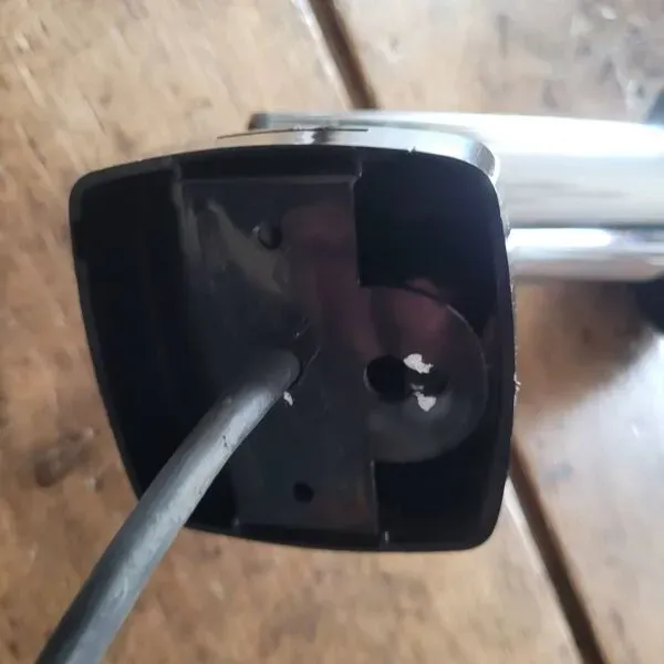 Illustration numéro 4 du produit Spot mural chromé 1970 – design moderniste