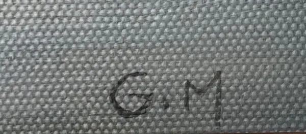 Illustration numéro 4 du produit Tableau hst ''quai de seine, paris en hiver'' école h. a. schaeffer - g.m. + cadre