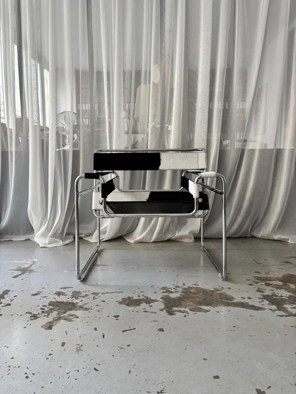 Illustration numéro 4 du produit Fauteuil ''Wassily'' par Marcel Breuer pour Gavina