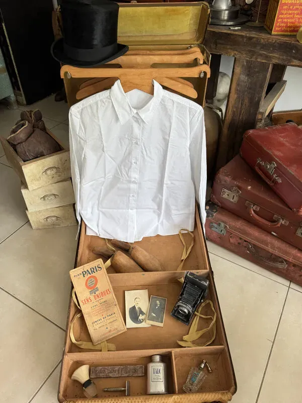 Illustration numéro 4 du produit Malle cabine, années 50