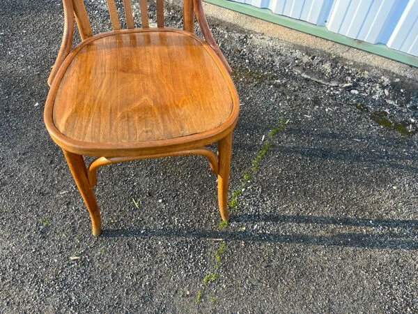 Illustration numéro 4 du produit Fauteuil de Bureau Baumann Vintage - Bois Courbé Style Bistrot - Année