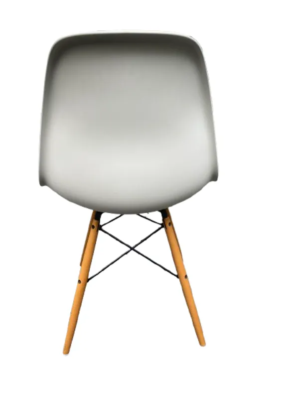 Illustration numéro 4 du produit 6 chaises DSW Vitra blanches