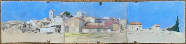 Illustration numéro 4 du produit Tableaux Bouc-Bel-Air d'Ed. Pannetier (1884-1965) Provence panoramique