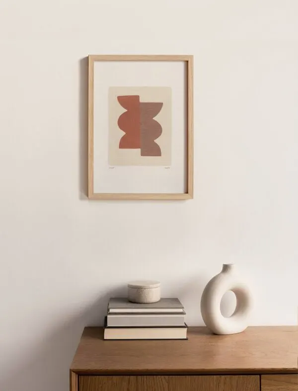 Illustration numéro 4 du produit Peinture abstraite sur papier signée Eawy