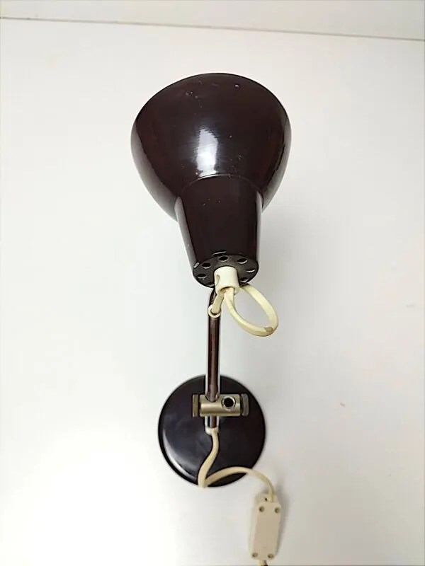 Illustration numéro 4 du produit Lampe de bureau « Cocotte » articulée vintage – Style Industriel, années 60