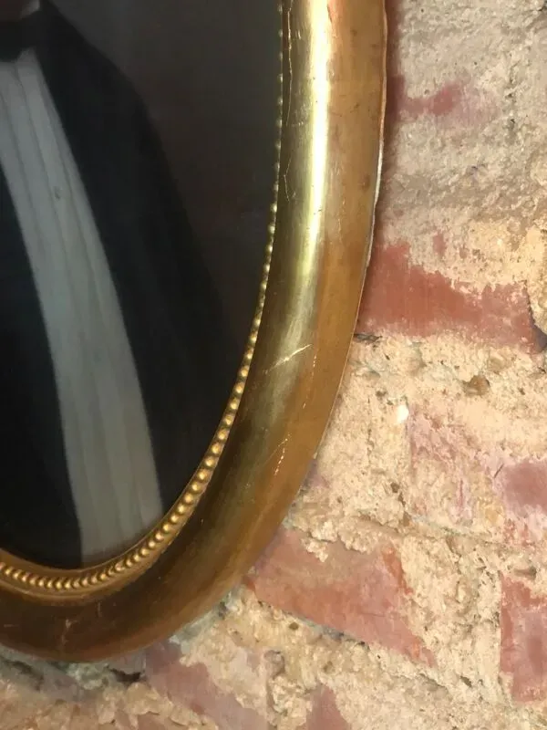 Illustration numéro 4 du produit Pastel sur papier ''Homme aux favoris'' signé, encadré sous verre 1862