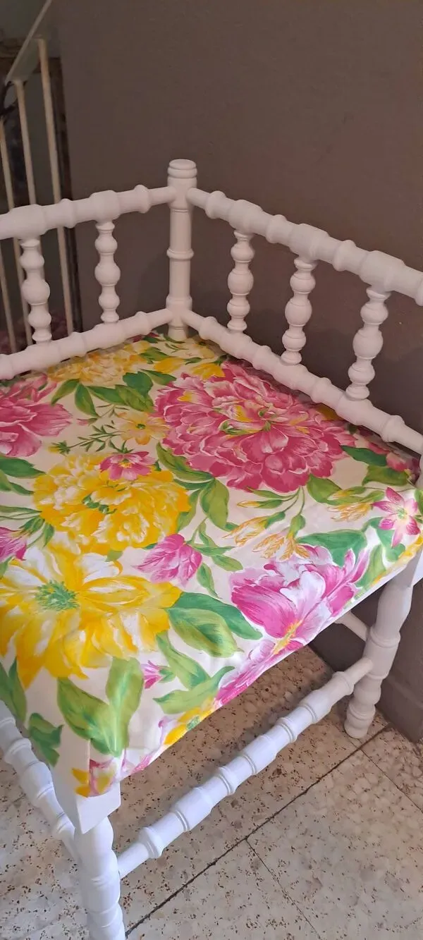 Illustration numéro 4 du produit Fauteuil Tissu et bois d'angle confort relax 1920