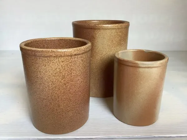 Illustration numéro 4 du produit Trio de vases cigognes grès de Rigny