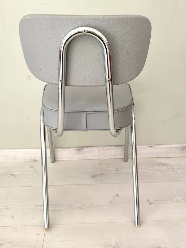 Illustration numéro 4 du produit Chaise vintage design industriel – Schreiber & Co. – années 70