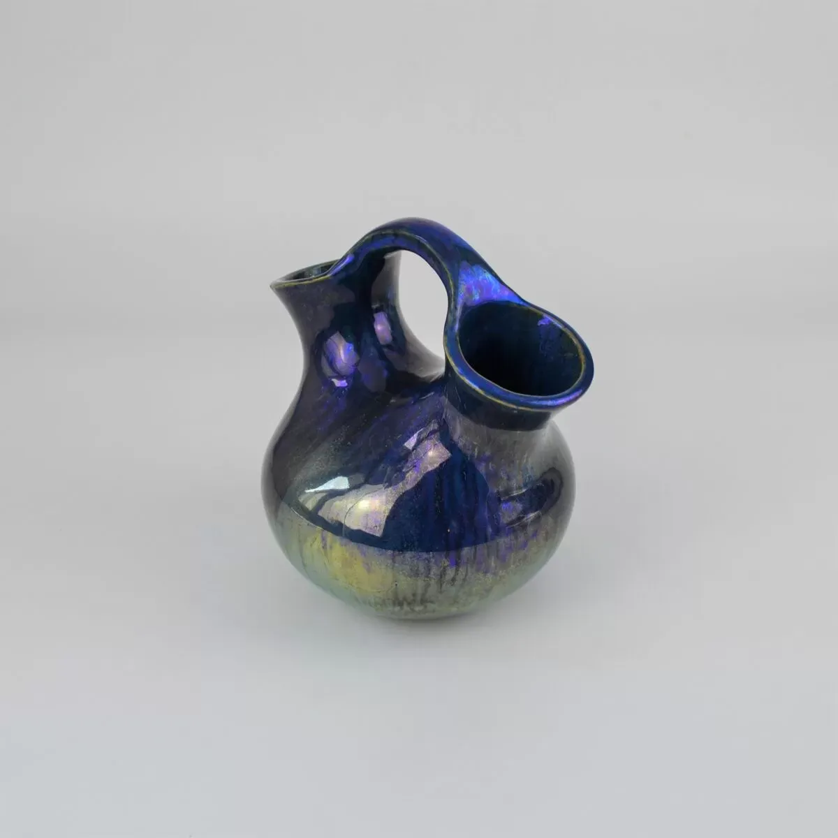 Illustration numéro 4 du produit Vase en grès flammés à reflets métalliques de la S.A.P.C. de Rambervillers