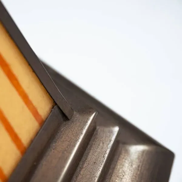 Illustration numéro 4 du produit Lustre Art déco en verre peint de l'école d'Amsterdam, Pays-Bas, années 1930