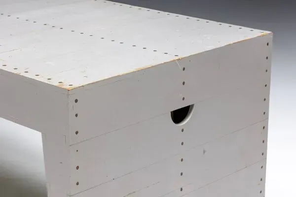 Illustration numéro 4 du produit Table d'école Bossche par Dom Hans van der Laan et Jan de Jong, Pays-Bas, 1970s