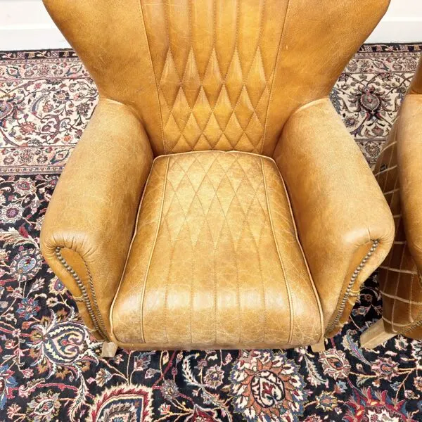 Illustration numéro 4 du produit Fauteuil Aviator en cuir de mouton