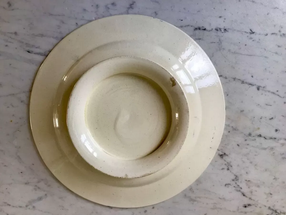 Illustration numéro 4 du produit Compotier bas terre de fer salins modèle jumièges fin xixème