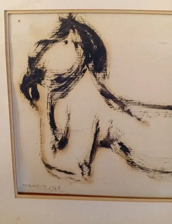 Illustration numéro 4 du produit Richard Mandin - œuvre originale 1967