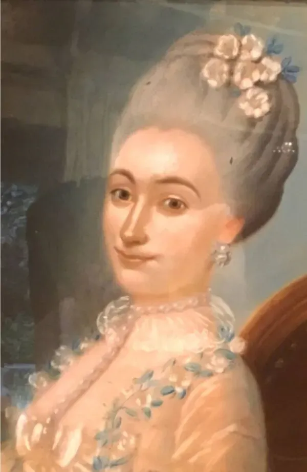 Illustration numéro 4 du produit École française du XIXe.portrait de dame de qualité.pastel