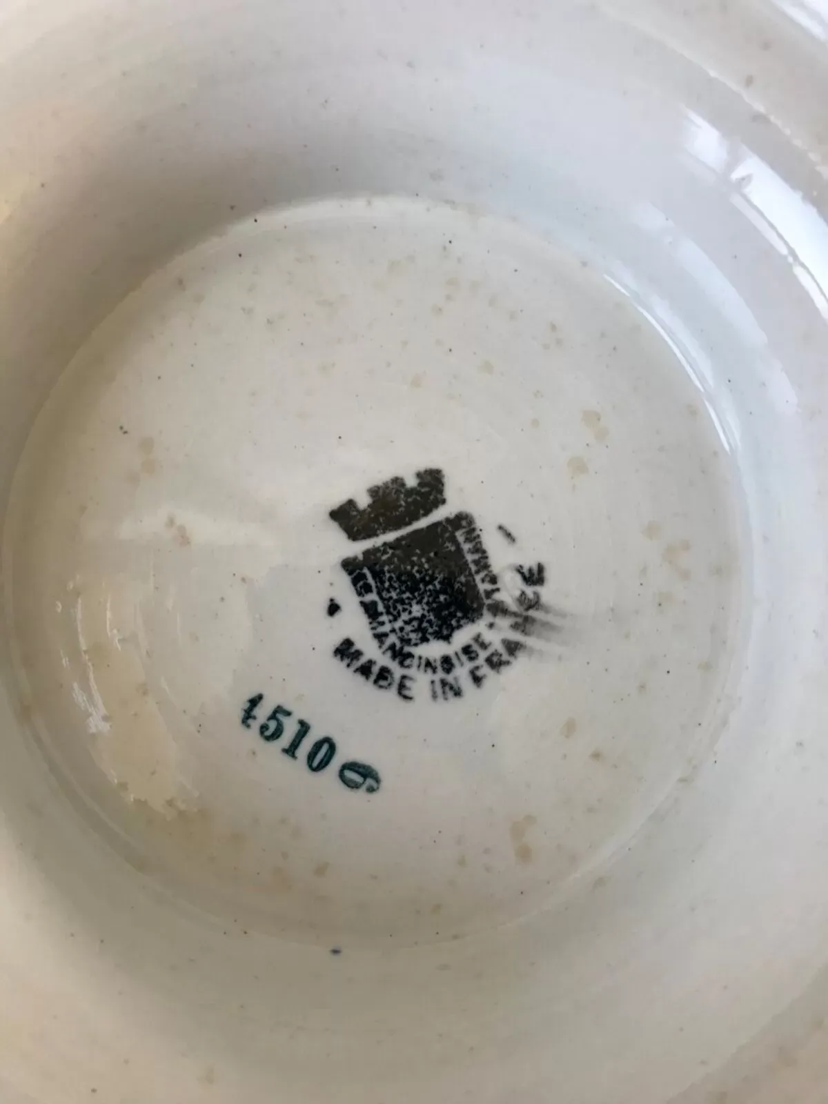 Illustration numéro 4 du produit Compotier bas en Terre de Fer Saint-Amand début XXème