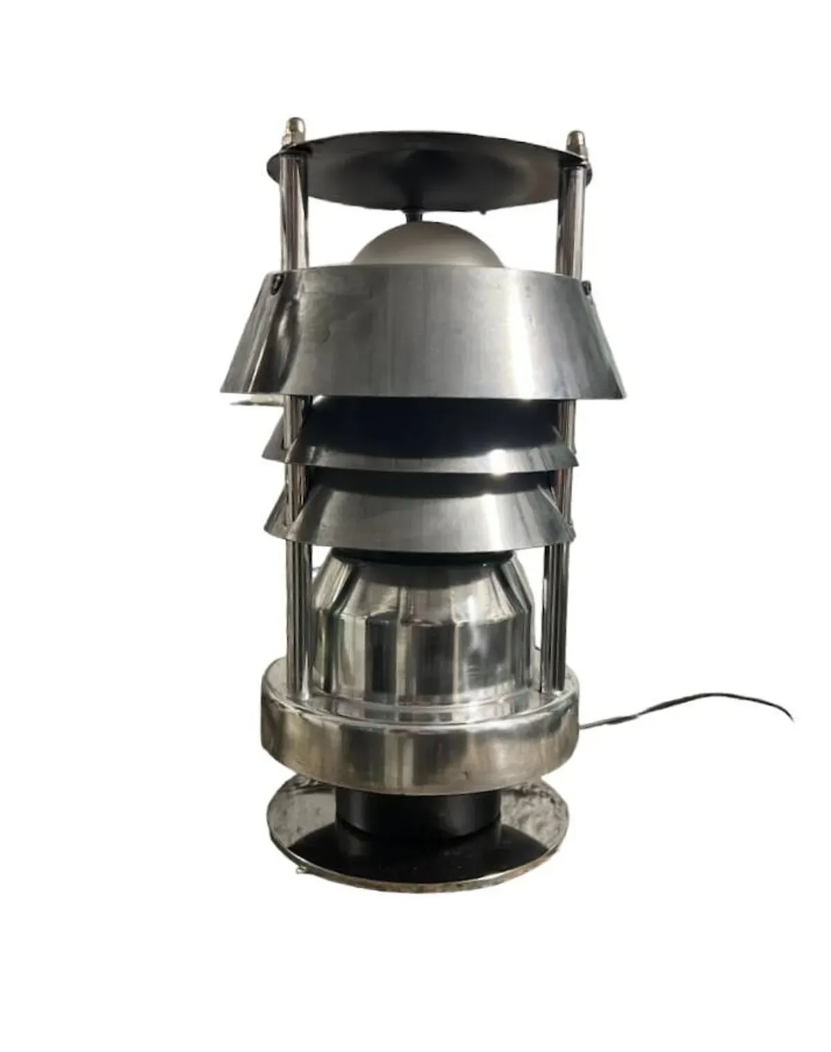 Illustration numéro 4 du produit Lampe industrielle chrome
