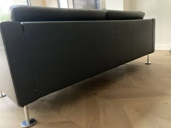 Illustration numéro 4 du produit Canapé VITRA Park Sofa – Jasper Morrison – cuir premium gris