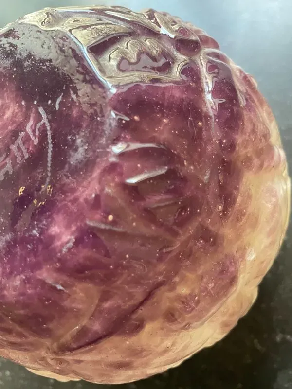 Illustration numéro 4 du produit Vase boule André Delattre, Nancy, art déco