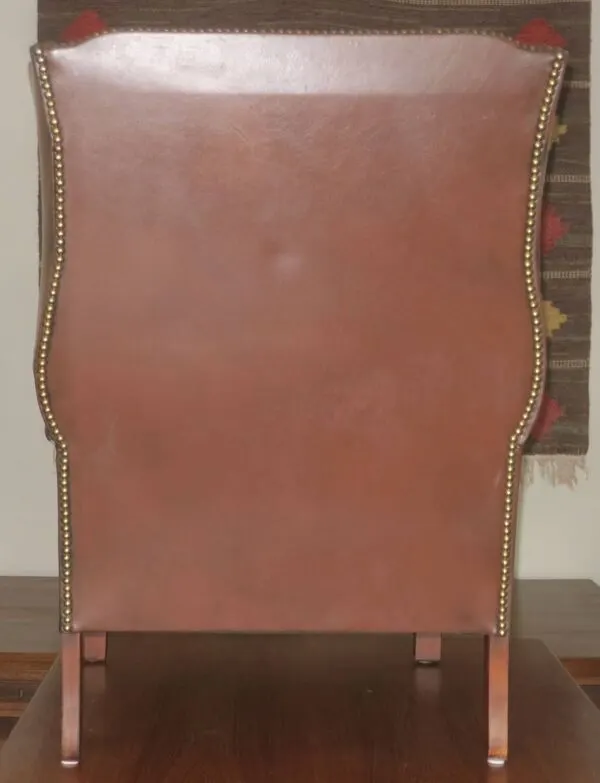 Illustration numéro 4 du produit Fauteuil club en cuir vintage, années 1970