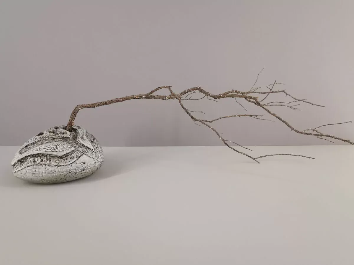 Illustration numéro 4 du produit Vase pique fleurs d'Huguette Bessone années 60