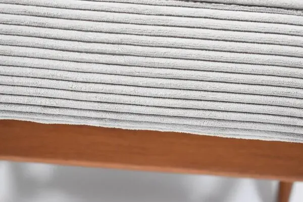 Illustration numéro 4 du produit Célèbre Fauteuil Vintage ''Kedzior'', entièrement restauré, Gris CORD