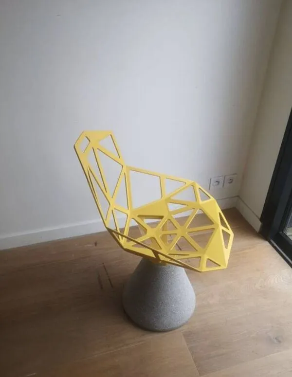 Illustration numéro 4 du produit Chair one béton Magis Jaune