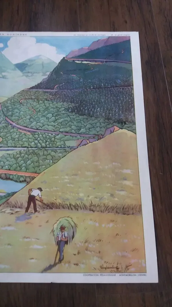 Illustration numéro 4 du produit Affiche pédagogique scolaire, le grand magasin, Rossignol Montmorillon