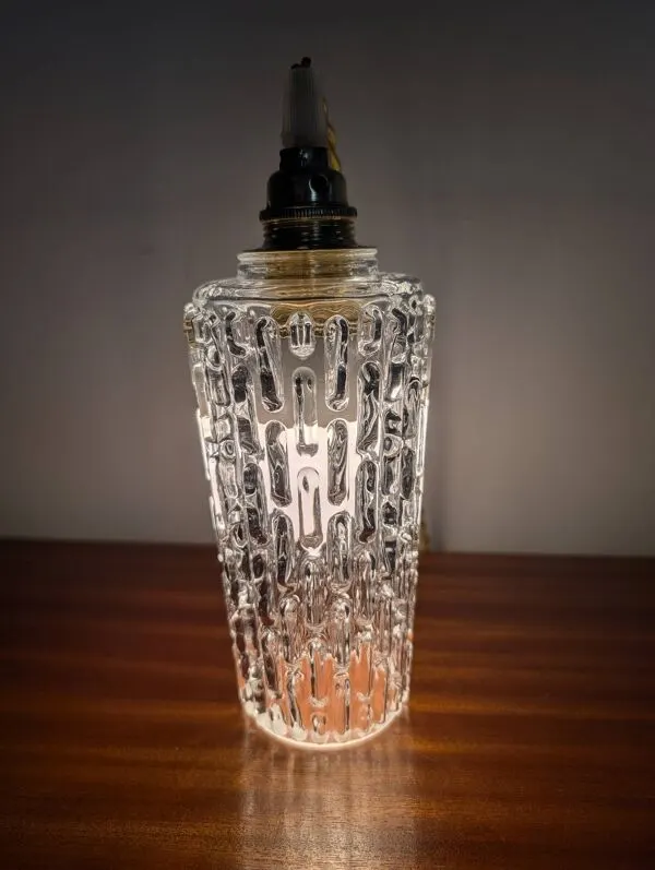 Illustration numéro 4 du produit Abat-jour en verre moulé texturé – années 1960-1970