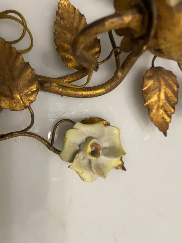 Illustration numéro 4 du produit Appliques Tole Doré Doré Set de 2