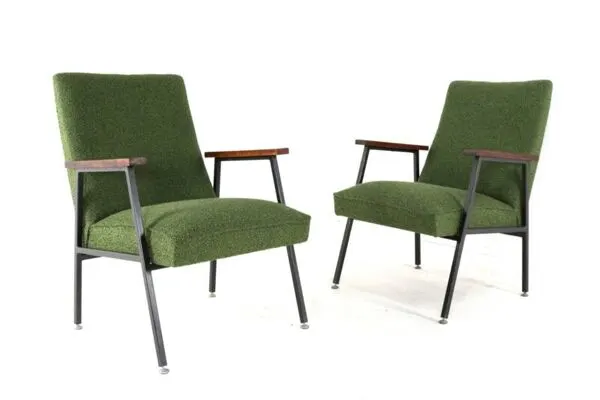 Illustration numéro 4 du produit Fauteuil 'Genie' Gispen design néerlandais des années 50   entièrement restauré