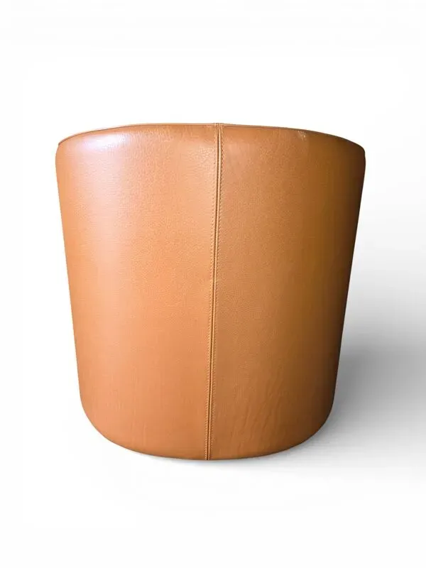 Illustration numéro 4 du produit Fauteuil club Bournas Paris en cuir coloris camel