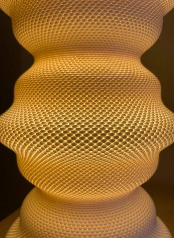 Illustration numéro 4 du produit Lampe design organique en biopolymère