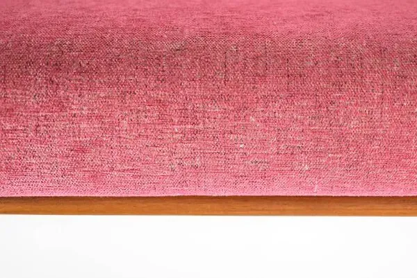 Illustration numéro 4 du produit Fauteuil scandinave original Stefan, restauré, icône des années 1960, rose.