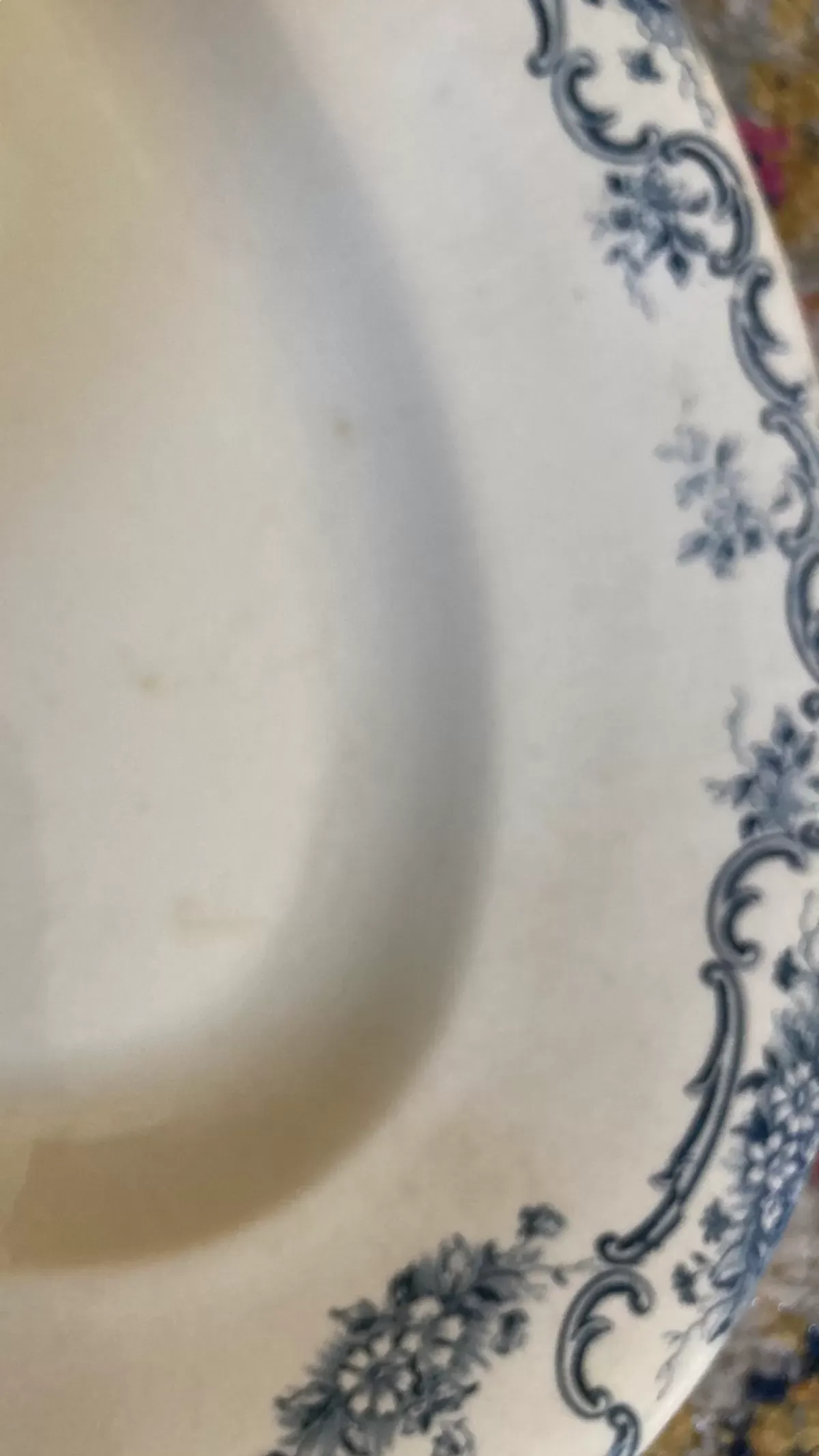 Illustration numéro 4 du produit Plat ovale Terre de Fer Salin modèle yvonne