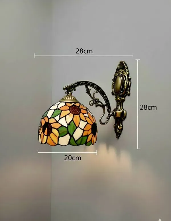 Illustration numéro 4 du produit Applique murale style tiffany