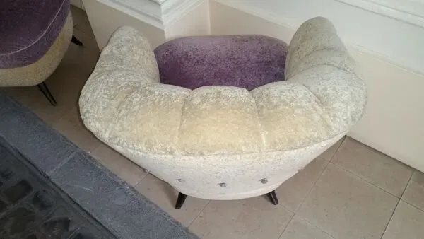 Illustration numéro 4 du produit Fauteuil club arc années 50